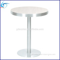 Modern stainless steel cafe table / coffee table